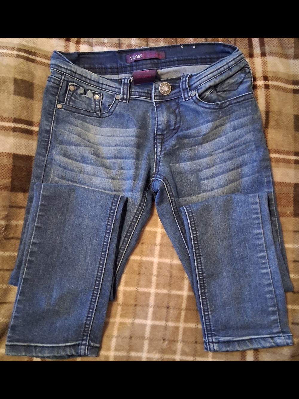 Girls Vigoss Dark Blue Skinny Jeans